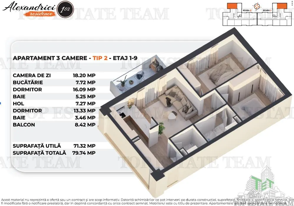 New 3-Bedroom Apartment, Soseaua Alexandriei, Bucuresti - foto 7