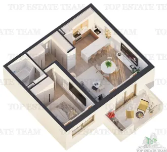 Appartement 2 Chambres, Chauffage par Plancher Chauffant, Finitions Premium, Zone Antiaeriana, Secteur 5, Bucarest - foto 14