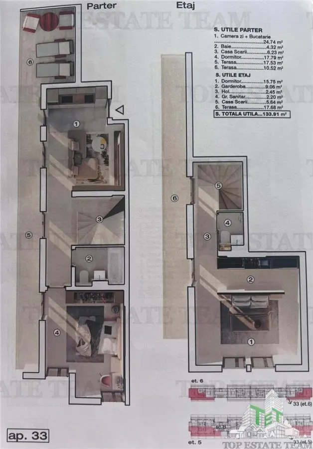 Modern 3-Bedroom Penthouse with Underfloor Heating, Bragadiru - foto 4