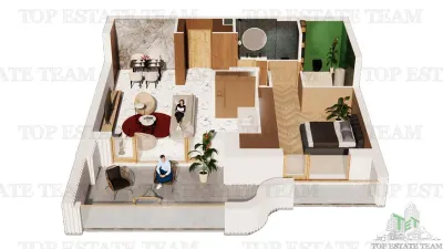 Three-Bedroom Apartment for Sale in Pipera with 30 sqm Terrace - foto 14