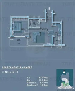 2-Bedroom Apartment in New Building, Mosilor District - Bucuresti