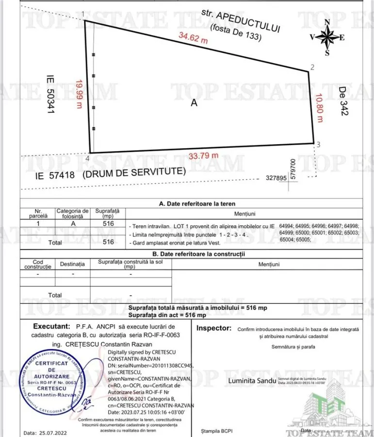 Prime Commercial Land 440 sqm, High-Traffic Intersection, ROSU-CHIAJNA - foto 10