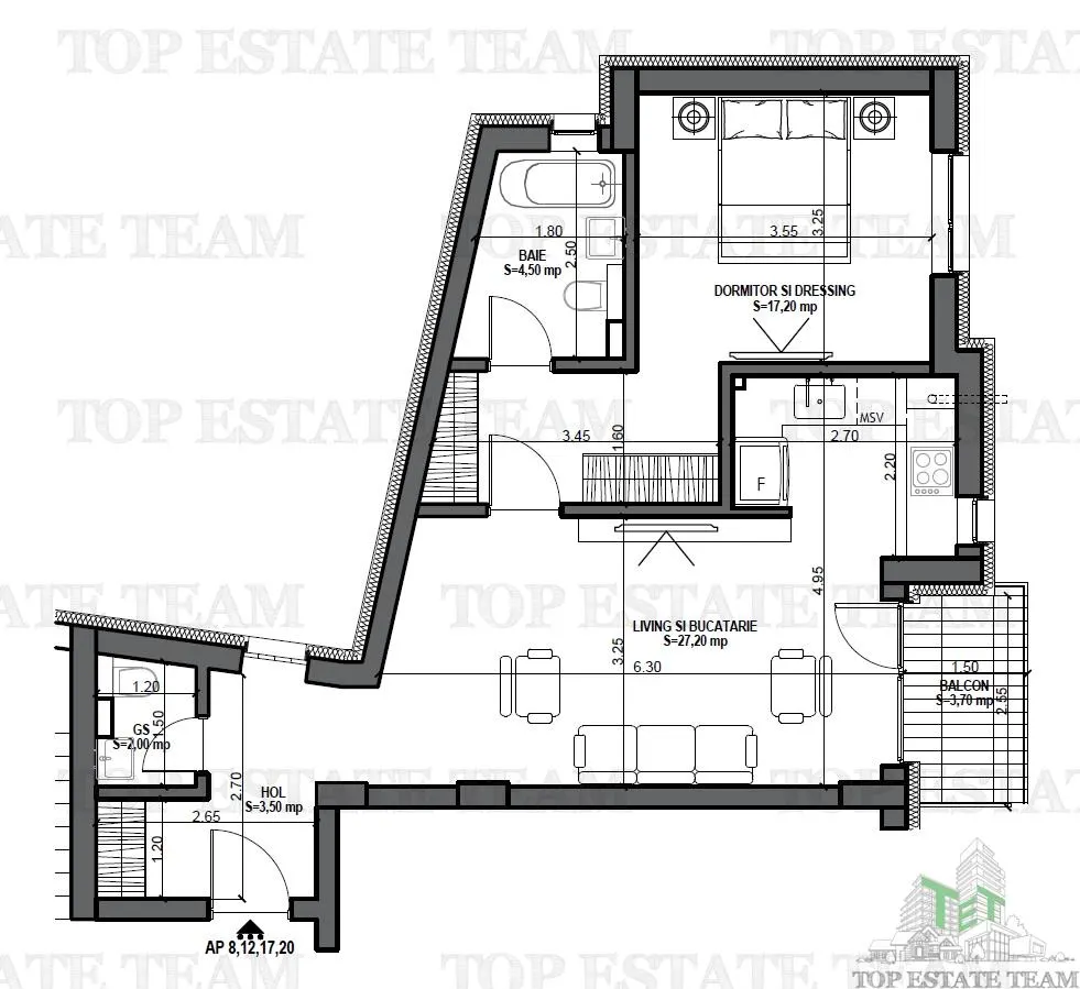 莫西洛尔区新楼盘2卧室公寓 - foto 5