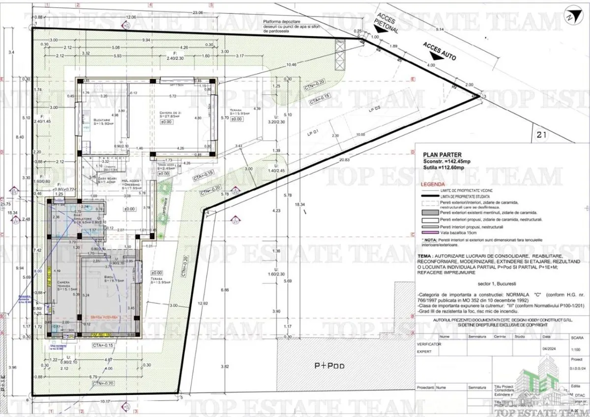 Land with Building Permit for Villa P+1+Mansard, 1 Mai Metro Station - foto 9
