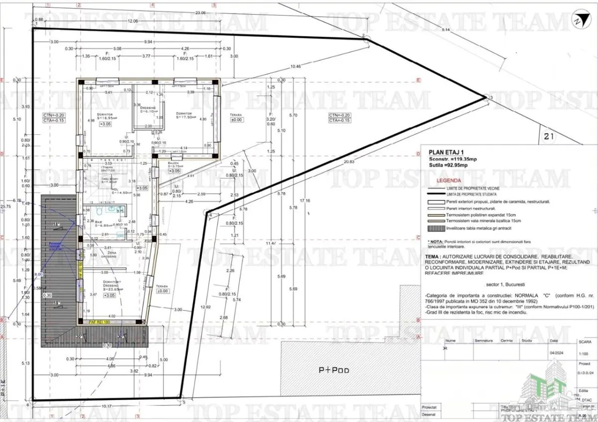Land with Building Permit for Villa P+1+Mansard, 1 Mai Metro Station - foto 10