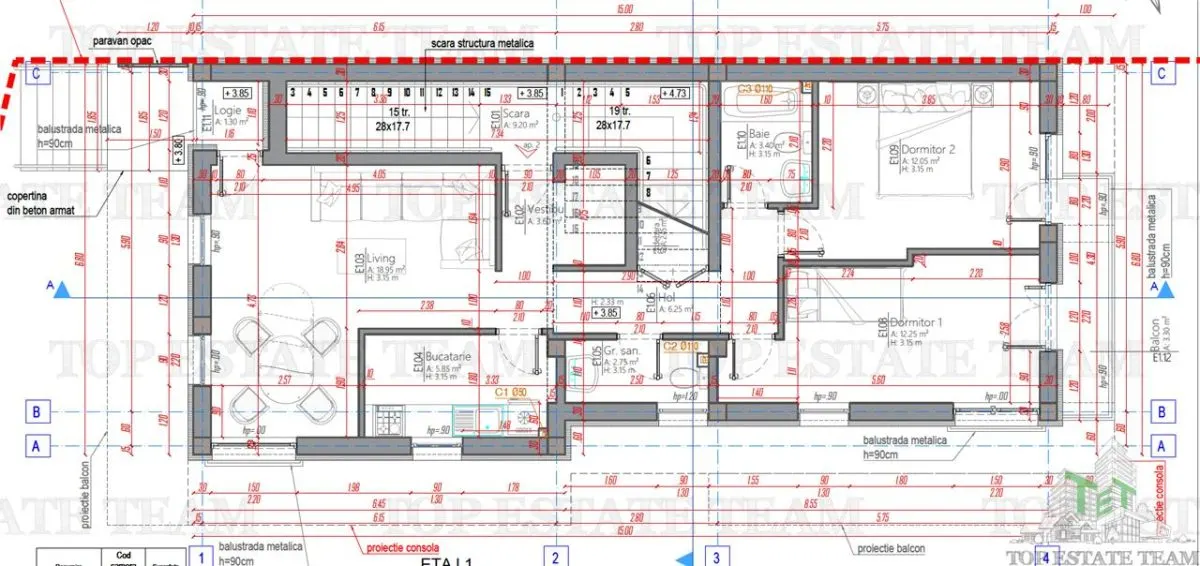 Appartement 3 Pièces, Immeuble Boutique, Métro Gorjului, Militari - foto 3