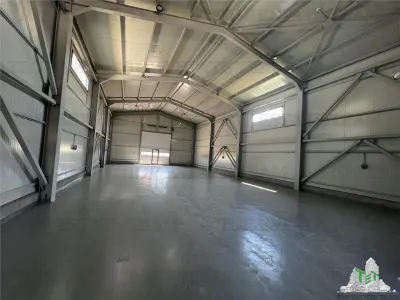 Halle Industrielle, 1.024 m² Terrain, 421 m² Utiles, Panneaux Solaires 46kW, Domnești - foto 11