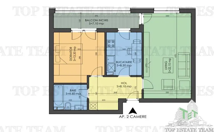 Appartement 2 Chambres avec Plafonds de 3 Mètres à Prelungirea Ghencea – Dernières 2 Unités - foto 2