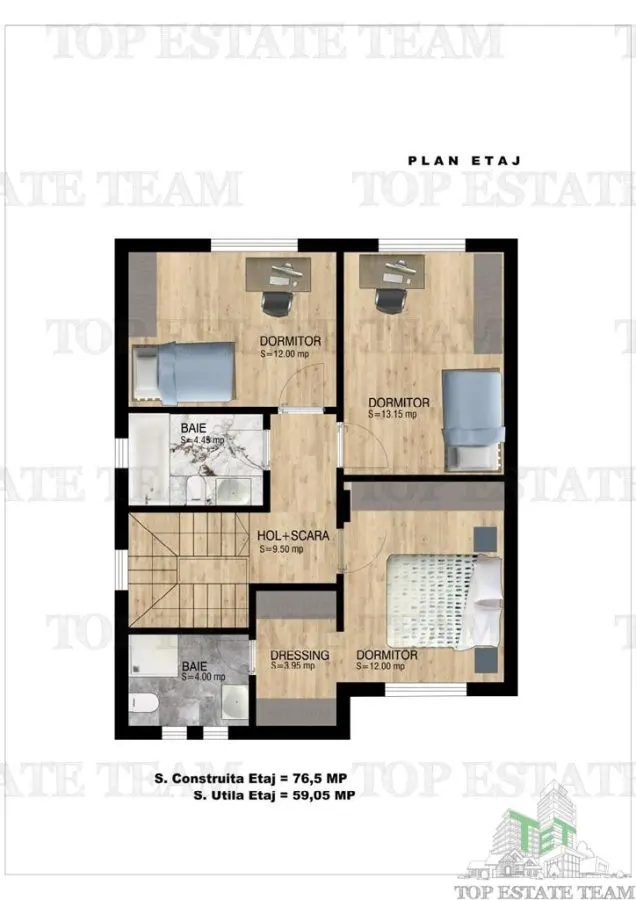 Modern 4-Bedroom Villa with 3 Bathrooms, Open-Plan Living, Terrace & Underfloor Heating - foto 8