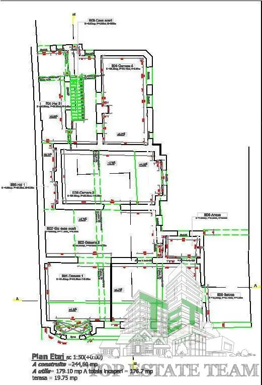 Venta: Villa de Entreguerras Restaurada con Patrimonio Arquitectónico en Armeneasca - foto 14