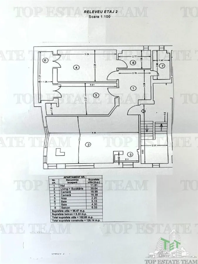 Appartement 3 Chambres à Vendre – Domenii, Ciuperca, Bucarest - foto 9