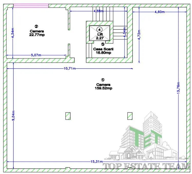 3,000 sqm Office Building for Sale in Pipera - foto 11
