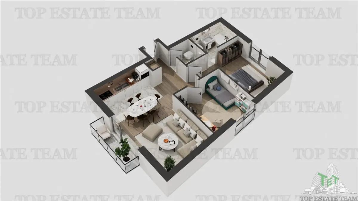 Appartement 3 Chambres à Vendre à Baneasa, Bucarest - foto 5