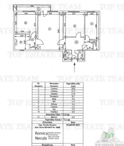 Three-Bedroom Apartment, First Floor, 1 Mai Square, Ion Mihalache - foto 10
