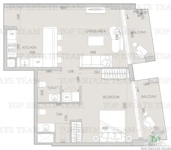 Two-Bedroom Apartment for Sale in Jumeirah Village Triangle, Dubai - foto 2