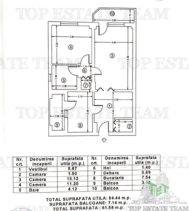 2-Room Apartment, Calea 13 Septembrie. 5th Floor of 8 | 1985 - foto 7