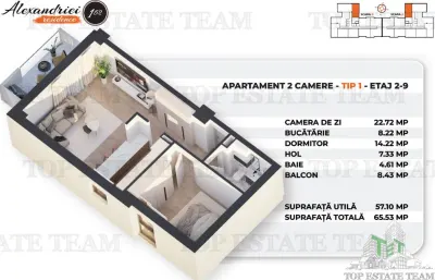 New Two-Bedroom Apartment, Soseaua Alexandriei, Bucharest - foto 7