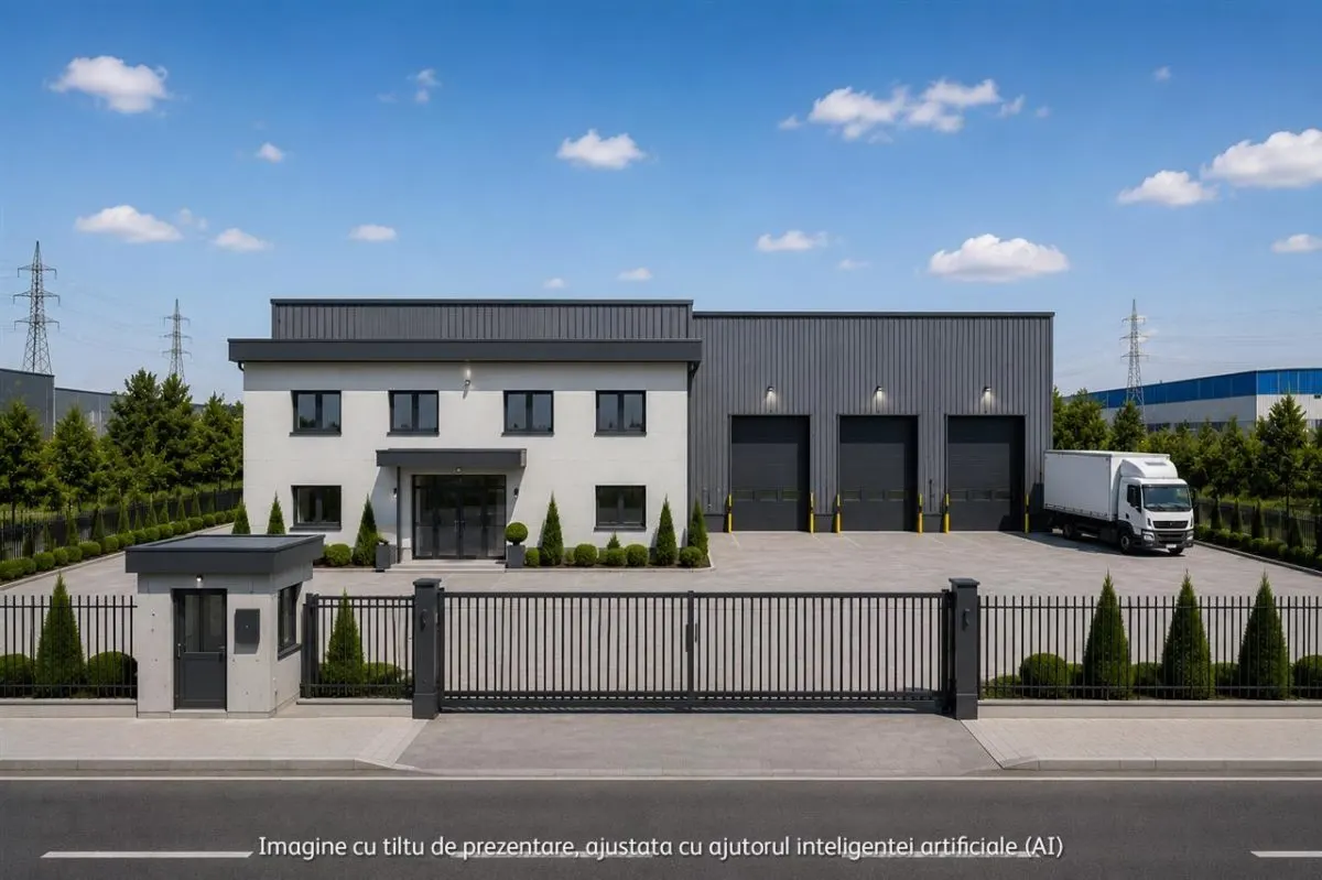 Industrial Production Facility & Office Building for Sale | Strategic Bucharest Ring Road Location Premium Industrial Asset - foto 3