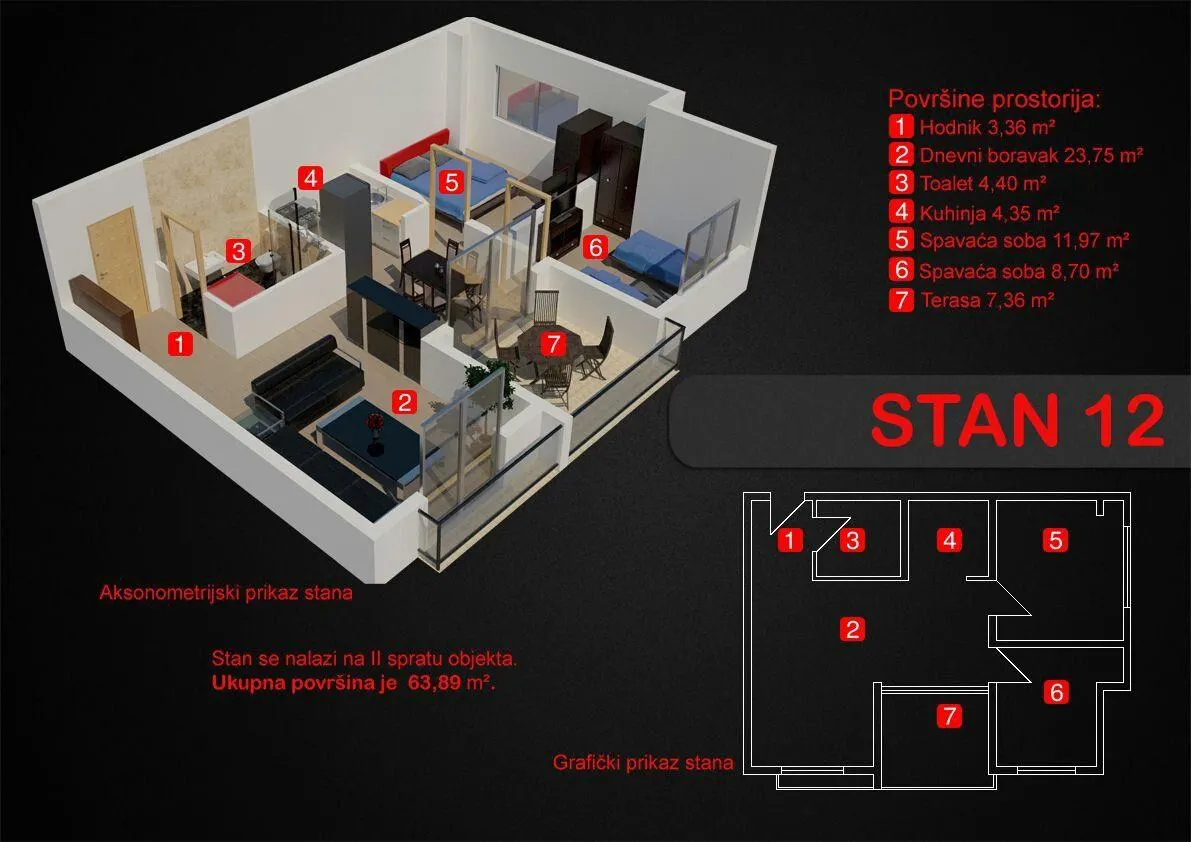 Apartamento en venta en Bar - foto 11