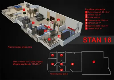 Apartamento en venta en Bar - foto 14