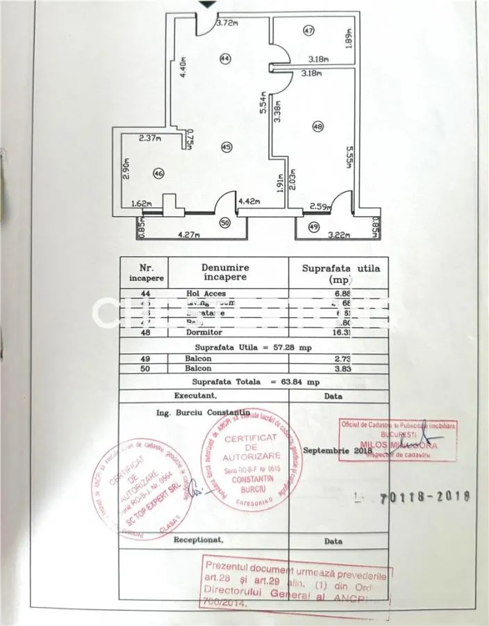 Apartment with 2 bedrooms for sale 57.28 sqm in Bucuresti, Drumul Taberei area - foto 12