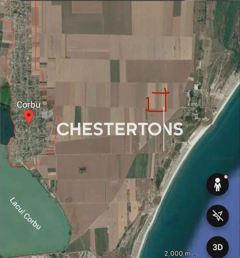 Terrain de 5.480 m² à Corbu, Près de la Côte de la Mer Noire - foto 1