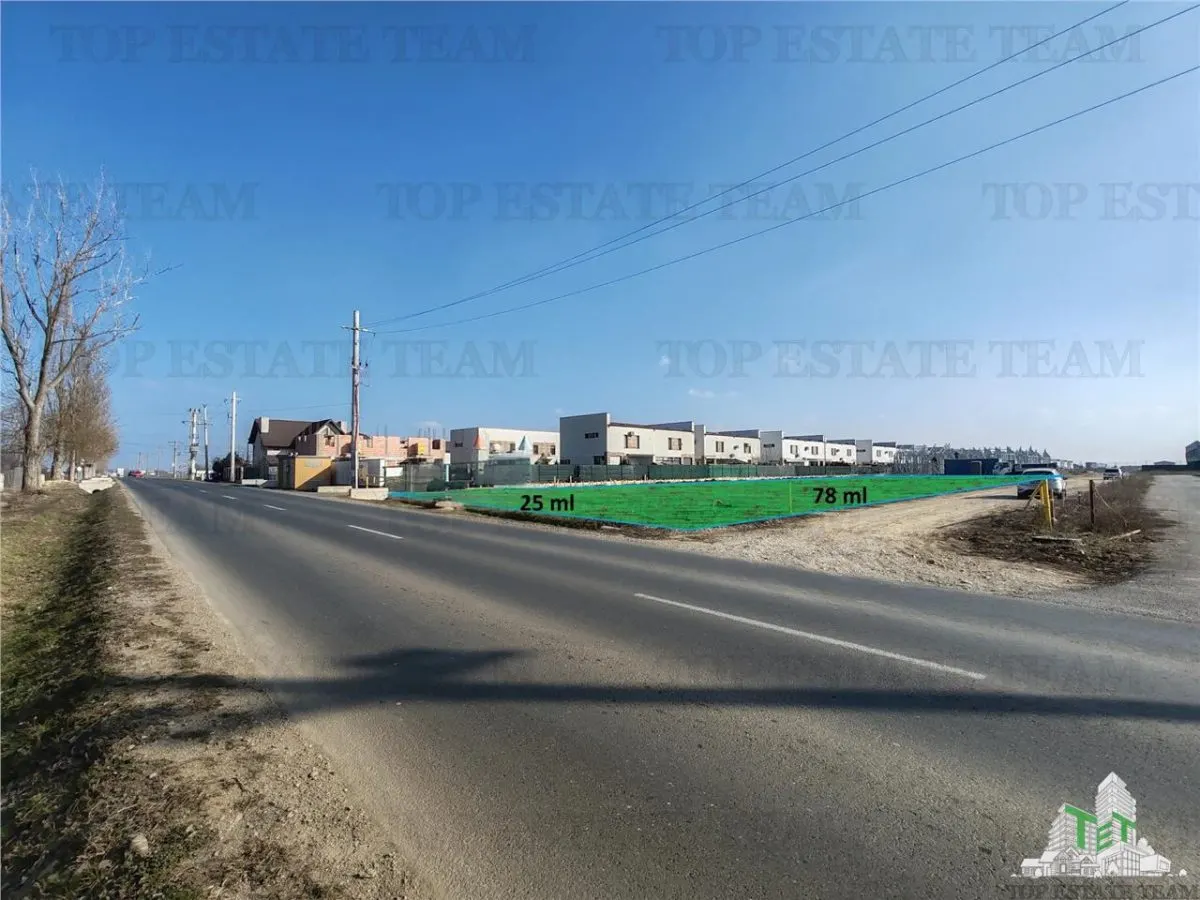 Commercial Land Balotesti – Street Frontage, Sos. Unirii - foto 1