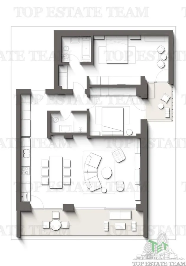 Apartamento Premium de 3 Dormitorios con Terrazas | Entre Bosque y Mar, Olimp, Constanza - foto 2