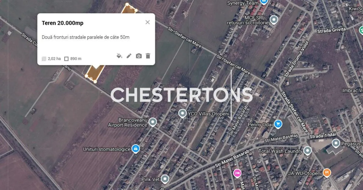 Otopeni – Odaile, Terreno de Desarrollo 20,000 m² con Doble Frente Callejero - foto 4