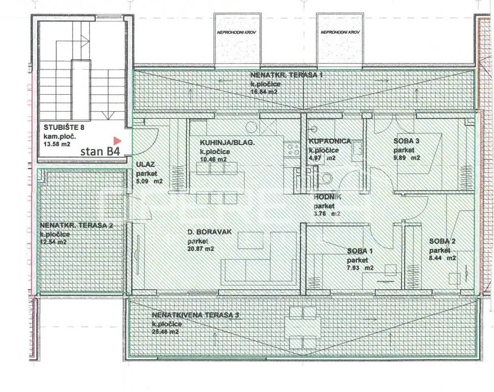 克罗地亚萨格勒布四卧室公寓出售 - foto 2