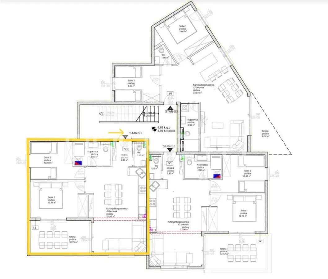 Apartamento en Planta Baja en Venta en Okrug Gornji, Isla de Ciovo, Croacia - foto 20