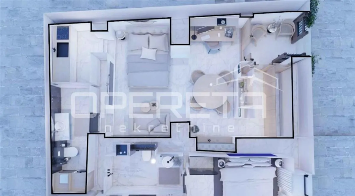 克罗地亚马卡尔斯卡老城区工作室公寓出售 - foto 14