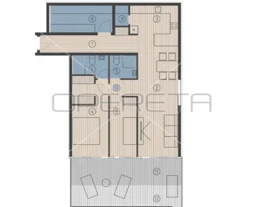 克罗地亚杜吉拉特公寓出售 – 杰塞尼采 - foto 9