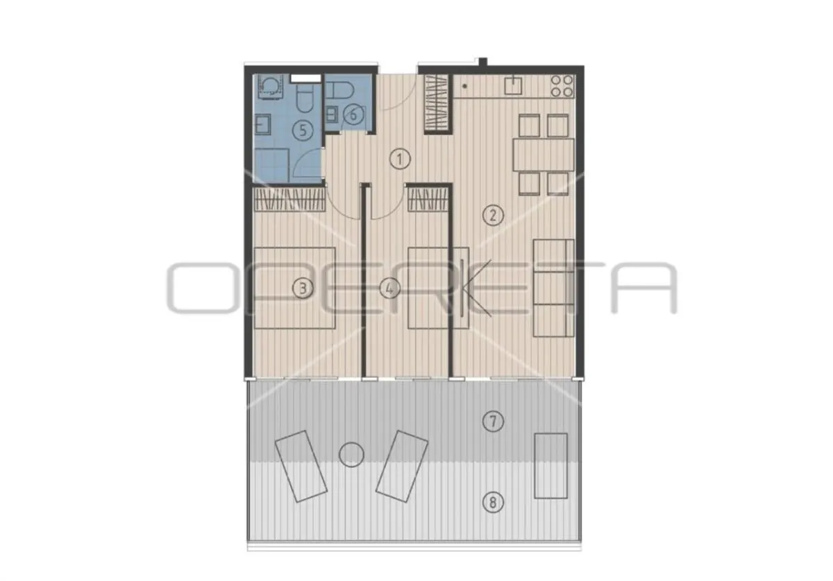克罗地亚杜吉拉特房产出售 – 耶塞尼采新建公寓 - foto 9