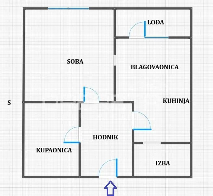 克罗地亚萨格勒布1卧室公寓出售 - foto 2