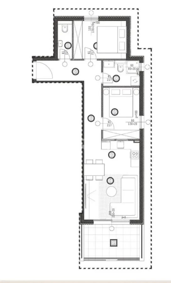 克罗地亚奥米什两居室公寓出售 - foto 18