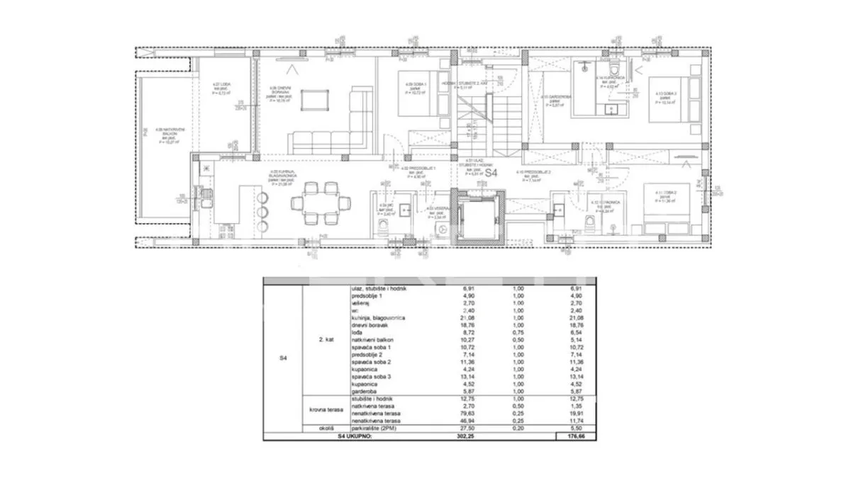 Three-Bedroom Apartment with Rooftop Terrace for Sale in Zadar, Croatia - foto 6