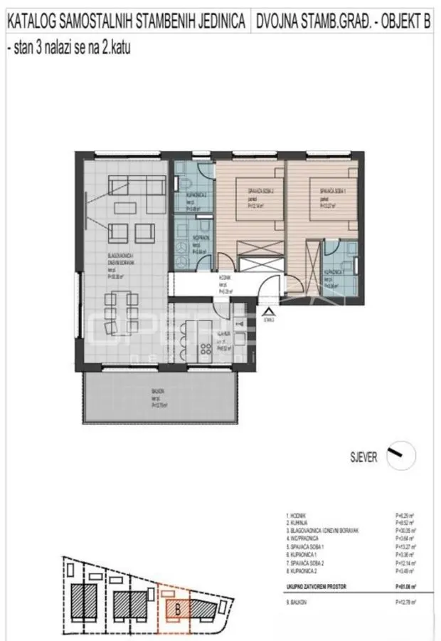 Luxury Penthouse S3B for Sale in Okrug Donji, Croatia – 70m from Beach - foto 13