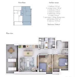 First-Floor Apartment for Sale in Kanfanar, Croatia - foto 2
