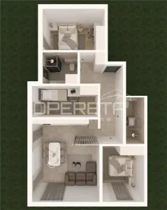 Appartement Trois Chambres Rez-de-Chaussée à Vendre à Podstrana, Croatie - foto 14