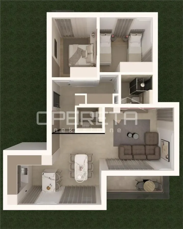 Apartamento de Dos Dormitorios en Venta en Podstrana, Croacia – Grbavac - foto 13