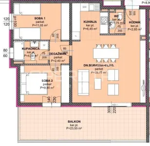 Apartamento de Dos Dormitorios en Venta en Makarska, Croacia, con Terraza y Vistas al Mar - foto 12