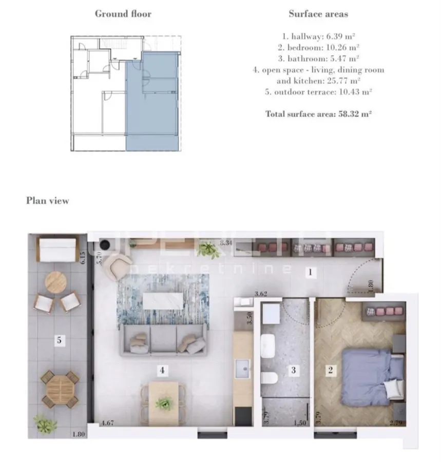 Ground-Floor Apartment with Garden for Sale in Kanfanar, Istria - foto 2