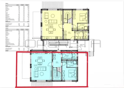Apartamento de Dos Plantas Recién Construido con Piscina Privada y Vistas al Mar, Tar, Croacia - foto 3
