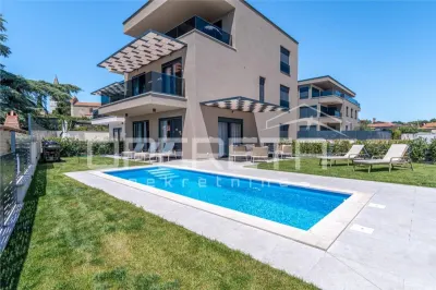 Apartamento de Dos Plantas Recién Construido con Piscina Privada y Vistas al Mar, Tar, Croacia - foto 24