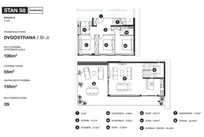 Apartamento dúplex en venta en Vrboska, Hvar, Croacia - foto 9