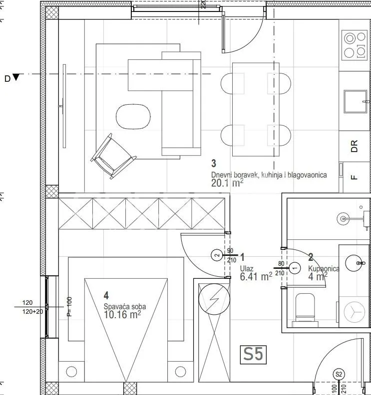 克罗地亚卡什特利一室公寓待售 - foto 3