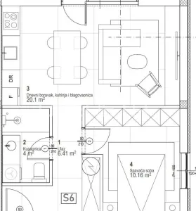 克罗地亚卡什特利尔一卧室公寓出售 - foto 2