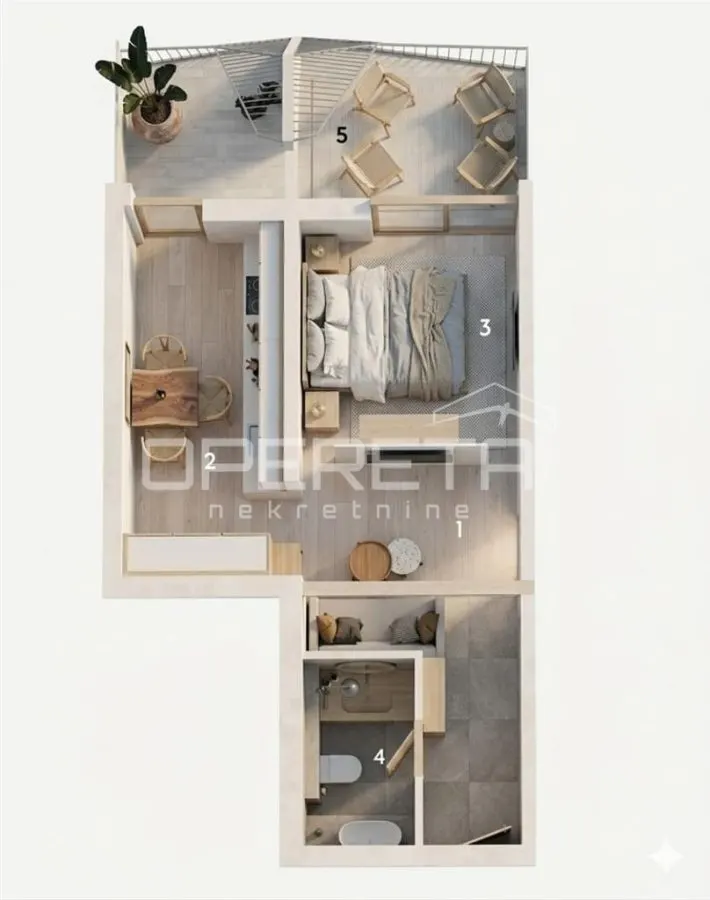 克罗地亚斯普利特单卧室公寓出售 - foto 1
