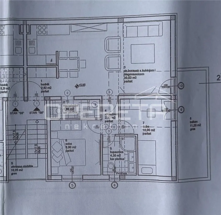 Apartamento de Cinco Habitaciones en Venta en Zagreb, Croacia - foto 2